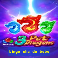 bingo cha de bebe cartelas para imprimir